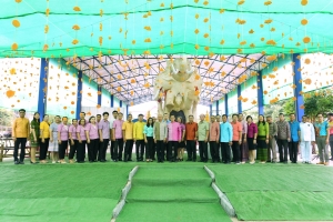 งานพิธีบวงสรวงเทียนพรรษา ประเภทเทียนโบราณขนาดใหญ่อำเภอเดชอุดม